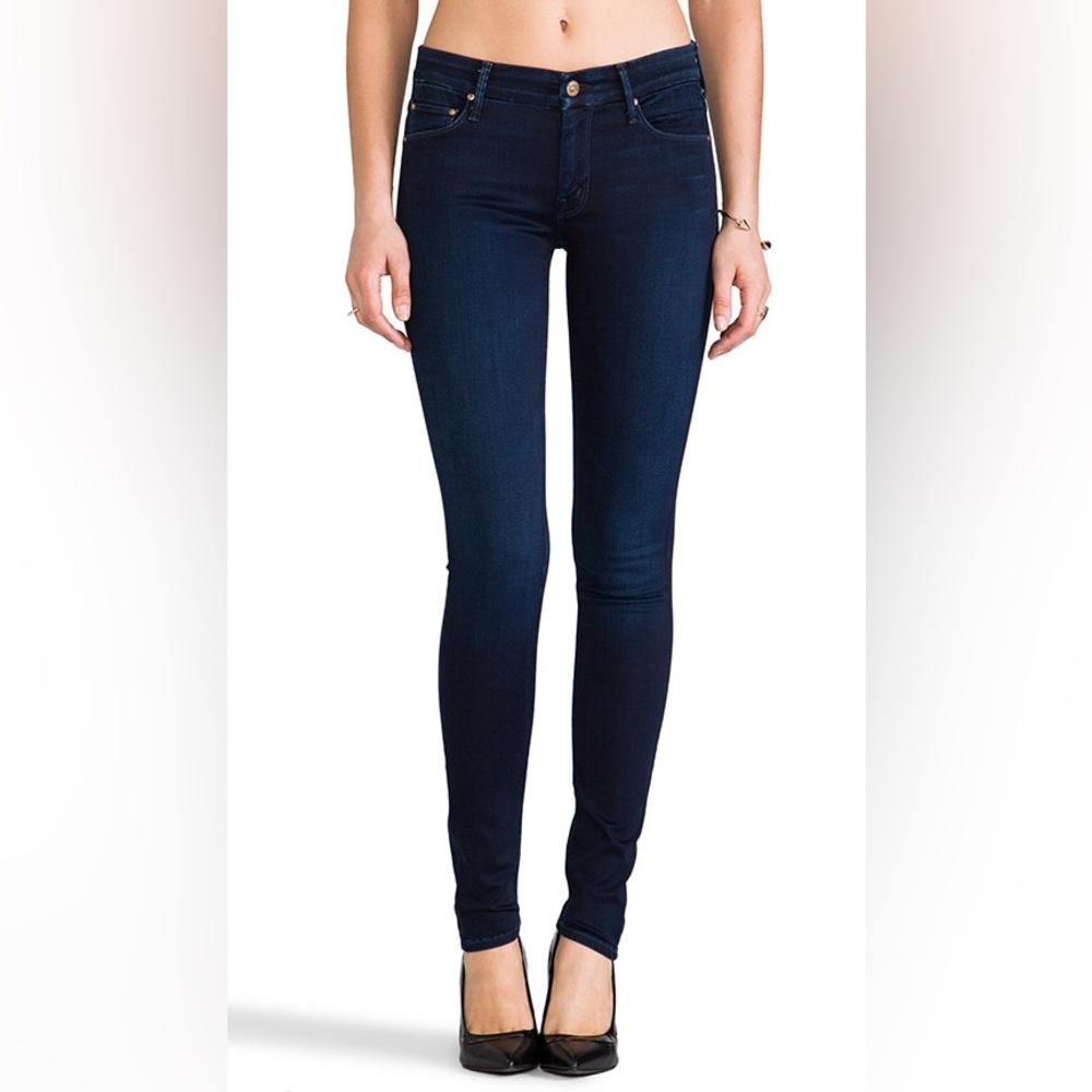 Mother Looker skinny jeans in Body Electric